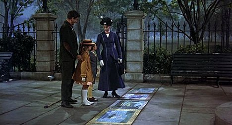 Dick Van Dyke, Karen Dotrice, Matthew Garber, Julie Andrews - Mary Poppins - Filmfotók