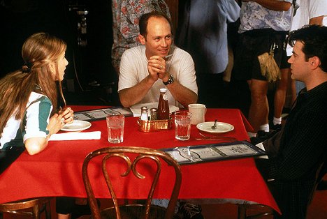 Jennifer Aniston, Mike Judge, Ron Livingston - Alles Routine - Dreharbeiten