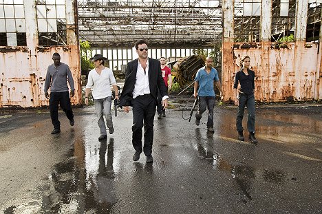 Idris Elba, Óscar Jaenada, Jeffrey Dean Morgan, Columbus Short, Zoe Saldana - Parchanti - Z filmu