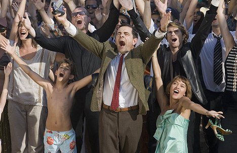 Maxim Baldry, Karel Roden, Rowan Atkinson, Willem Dafoe, Emma de Caunes - Les Vacances de Mr. Bean - Film