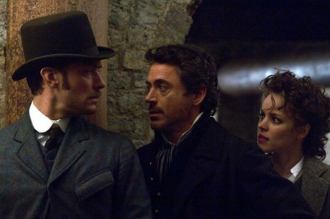 Jude Law, Robert Downey Jr., Rachel McAdams - Sherlock Holmes - De la película