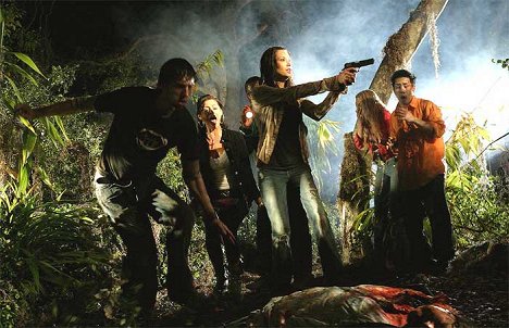 Joel David Moore, Joleigh Fiore, Amara Zaragoza, Parry Shen - Butcher - La légende de Victor Crowley - Film