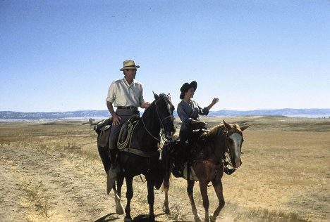 Gregory Peck, Jean Simmons - Weites Land - Filmfotos