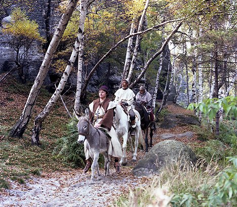 Svatopluk Skopal, Jaromír Hanzlík, Radoslav Brzobohatý - Dva na koni, jeden na oslu - Filmfotók