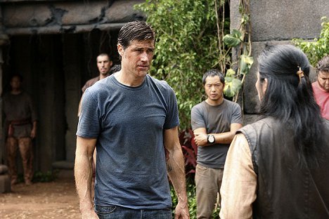 Matthew Fox, Ken Leung, Jorge Garcia - Perdidos - De la película