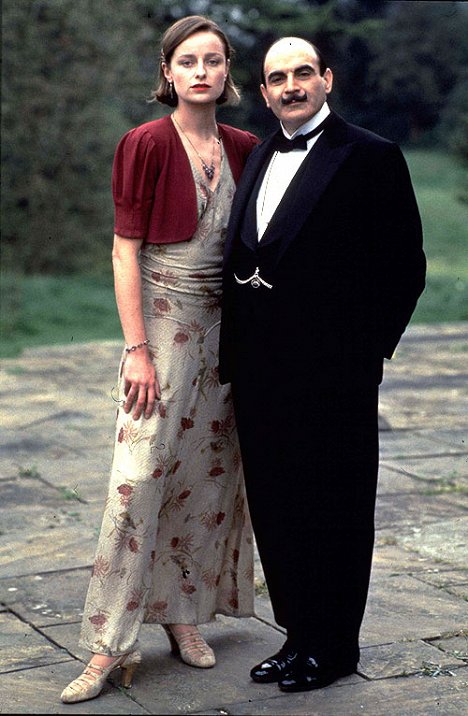 Catherine Rabett, David Suchet - Agatha Christie: Poirot - Hercule Poirot's Christmas - Photos