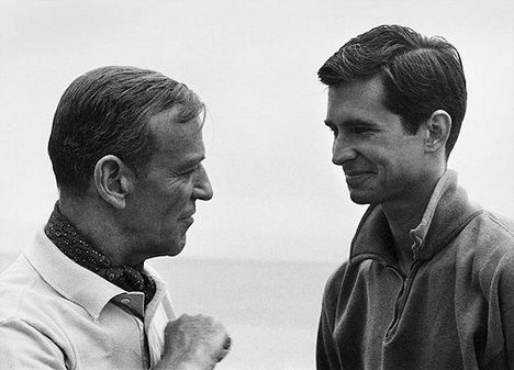 Fred Astaire, Anthony Perkins - On the Beach - Making of