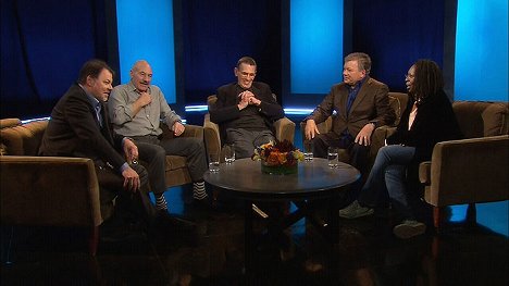 Jonathan Frakes, Patrick Stewart, Leonard Nimoy, William Shatner, Whoopi Goldberg - The Captain's Summit - Van film