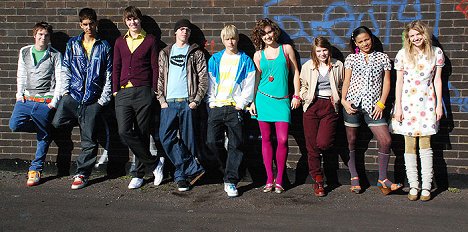 Joe Dempsie, Dev Patel, Nicholas Hoult, Mike Bailey, Mitch Hewer, April Pearson, Larissa Wilson, Hannah Murray - Skins - Promo