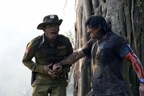 Maung Maung Khin, Sylvester Stallone - John Rambo - Filmfotók