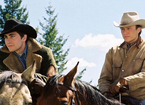 Jake Gyllenhaal, Heath Ledger - Brokeback Mountain (En terreno vedado) - De la película