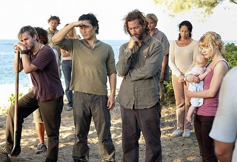 Dominic Monaghan, Daniel Dae Kim, Henry Ian Cusick, Emilie de Ravin - Lost - Filmfotos