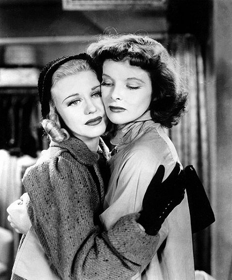 Ginger Rogers, Katharine Hepburn - Stage Door - Van film