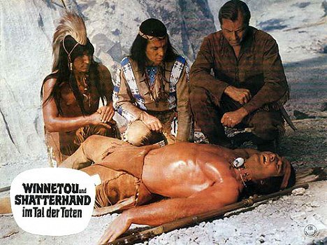 Pierre Brice, Lex Barker - Winnetou and Shatterhand in the Valley of Death - Lobby Cards