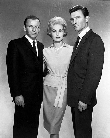 Frank Sinatra, Janet Leigh, Laurence Harvey - Botschafter der Angst - Werbefoto