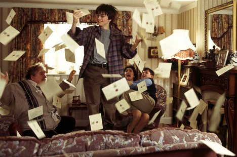 Richard Griffiths, Daniel Radcliffe, Fiona Shaw, Harry Melling - Harry Potter i Kamień Filozoficzny - Z filmu
