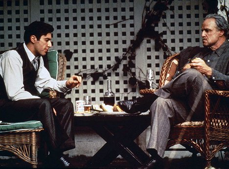 Al Pacino, Marlon Brando - A Keresztapa I. - Filmfotók