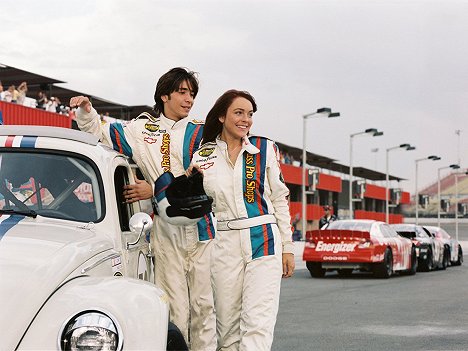 Justin Long, Lindsay Lohan - Herbie: Fully Loaded - Photos