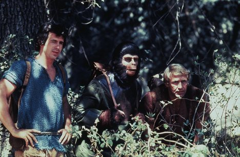 James Naughton, Roddy McDowall, Ron Harper - Forgotten City of the Planet of the Apes - Photos