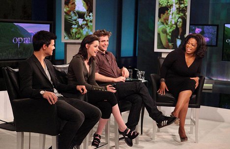 Taylor Lautner, Kristen Stewart, Robert Pattinson, Oprah Winfrey - The Oprah Winfrey Show - Van film