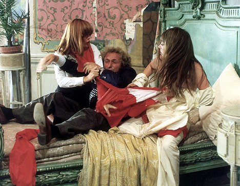 Danielle Minazzoli, Pierre Richard, Jane Birkin - Der lange Blonde mit den roten Haaren - Filmfotos