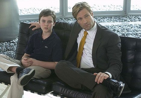 Cameron Bright, Aaron Eckhart - Thank You for Smoking - Filmfotos