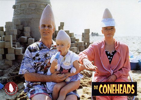 Dan Aykroyd, Jane Curtin - Die Coneheads - Lobbykarten