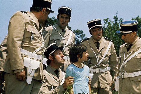 Michel Galabru, Christian Marin, Guy Grosso, Michel Modo, Louis de Funès - Četník ve výslužbě - Z filmu