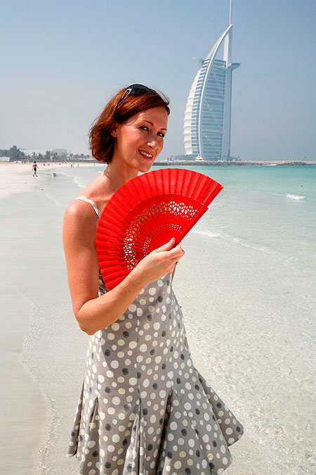 Nicole Beutler - Das Traumhotel - Dubai - Abu Dhabi - Werbefoto