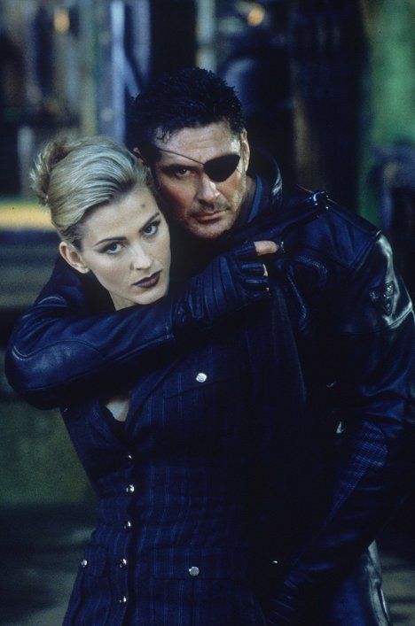 Sandra Hess, David Hasselhoff - Agent Nick Fury - Einsatz in Berlin - Filmfotos