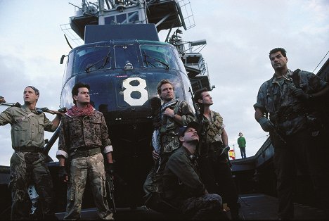 Rick Rossovich, Charlie Sheen, Michael Biehn, Bill Paxton, Cyril O'Reilly, Paul Sanchez - Navy Seals - Filmfotos