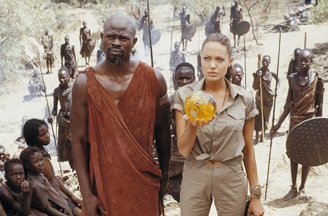 Djimon Hounsou, Angelina Jolie - Lara Croft: Tomb Raider - Die Wiege des Lebens - Filmfotos