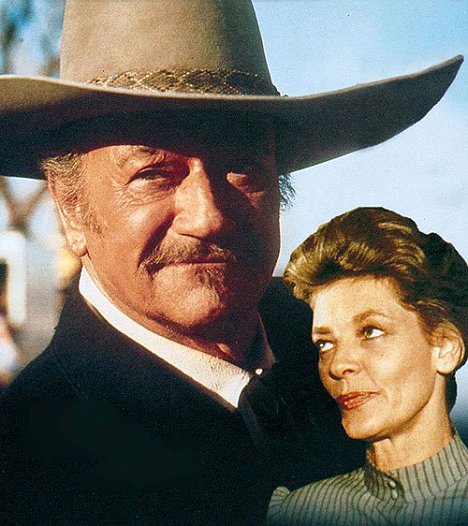 John Wayne, Lauren Bacall - Der letzte Scharfschütze - Werbefoto