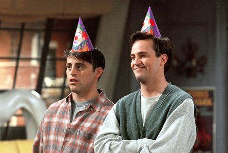 Matt LeBlanc, Matthew Perry - Friends - The One with the Fake Party - Photos