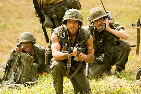 Robert Downey Jr., Ben Stiller, Jay Baruchel - Tropic Thunder - Photos