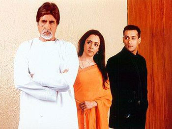 Amitabh Bachchan, Hema Malini, Salman Khan - Baghban - Kuvat elokuvasta