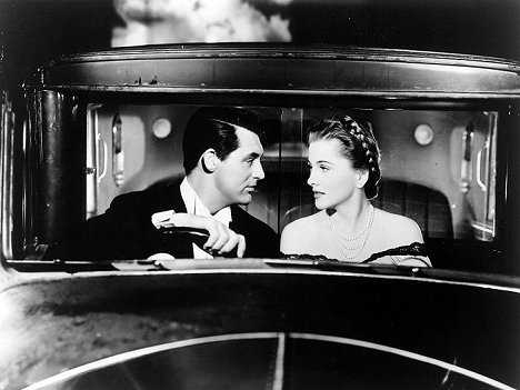 Cary Grant, Joan Fontaine - Verdacht - Filmfotos