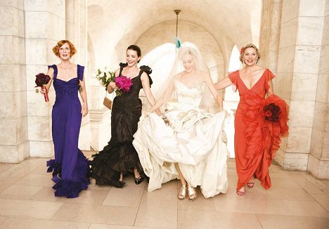 Cynthia Nixon, Kristin Davis, Sarah Jessica Parker, Kim Cattrall - Sex and the City - Der Film - Filmfotos