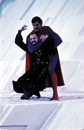 Terence Stamp, Christopher Reeve - Superman II - Allein gegen alle - Filmfotos