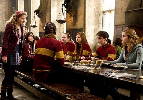 Jessie Cave, Afshan Azad, Bonnie Wright, Daniel Radcliffe, Emma Watson - Harry Potter és a félvér herceg - Filmfotók