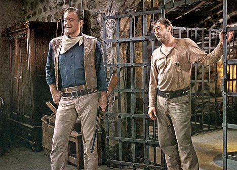 John Wayne, Robert Mitchum - El Dorado - Filmfotos