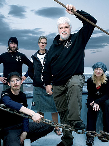 Benjamin Potts, Peter Hammarstedt, Shannon Mann, Paul Watson, Kim McCoy - Whale Wars - Promo