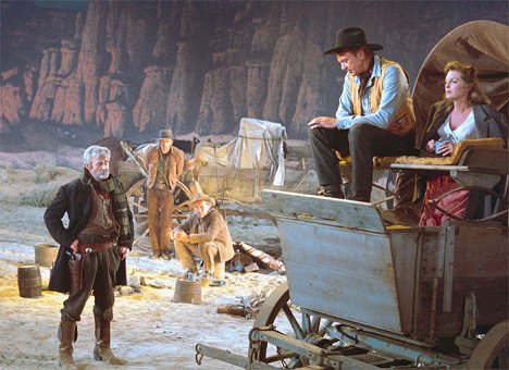 Lee J. Cobb, Gary Cooper, Julie London - Man of the West - Photos