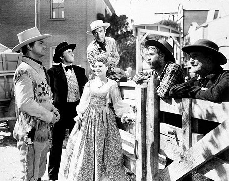 Robert Young, Dean Jagger, Virginia Gilmore, Randolph Scott - Western Union - Photos