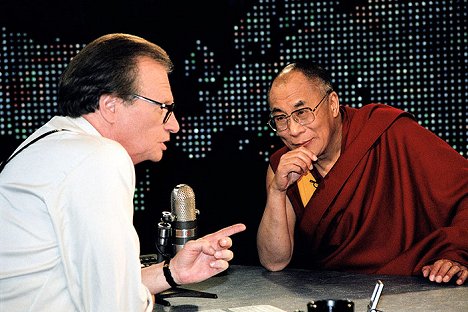 Larry King, Tenzin Gyatso - Larry King Live - Photos