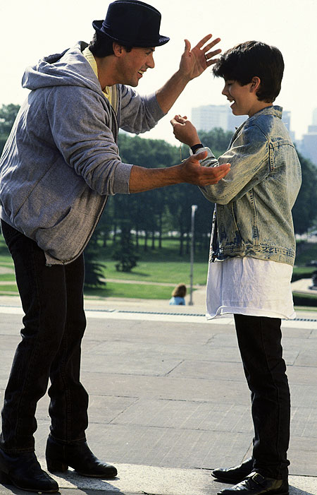 Sylvester Stallone, Sage Stallone - Rocky V. - Filmfotók