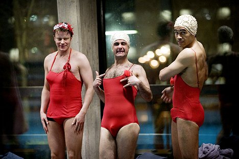 Jonas Inde, Shebly Niavarani - Männer im Wasser - Filmfotos