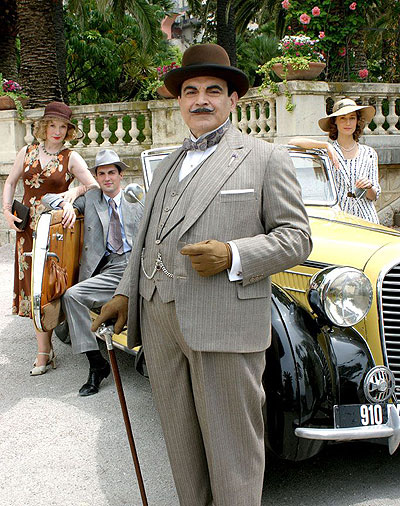Lindsay Duncan, Tom Harper, David Suchet, Georgina Rylance - Agatha Christie's Poirot - A titokzatos Kék Vonat - Filmfotók