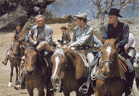 Steve McQueen, James Coburn, Yul Brynner - The Magnificent Seven - Photos