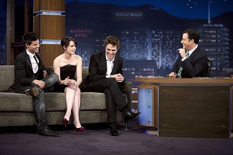 Taylor Lautner, Kristen Stewart, Robert Pattinson, Jimmy Kimmel - Jimmy Kimmel Live! - Photos